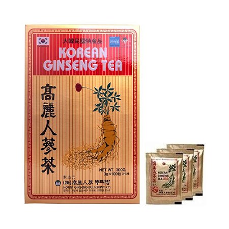 Korean Ginseng Tea KOREA GINSENG 3g 100 Sachês