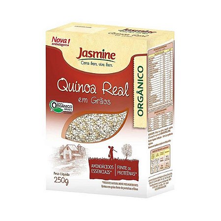 Quinoa Real em Grãos Orgânico JASMINE 200g