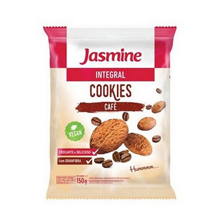 Cookies Integrais de Café JASMINE Vegano 150g