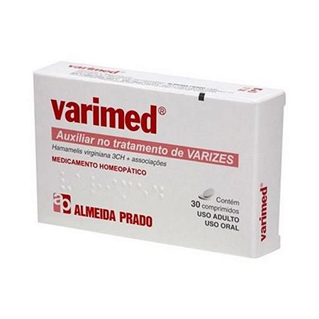 Varimed Complexo Homeopático ALMEIDA PRADO (Varizes) 30 Comprimidos