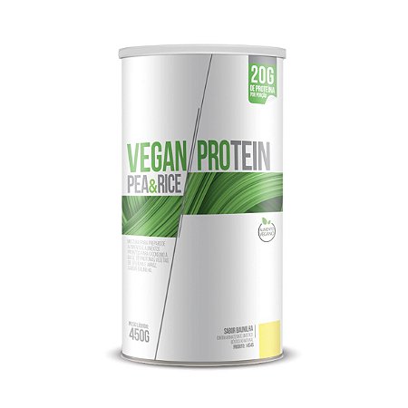Vegan Protein Pea & Rice CHÁ MAIS Sabor Baunilha 450g