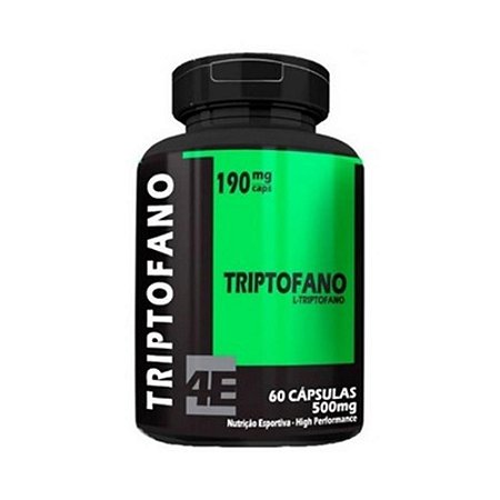Triptofano (L-Triptofano 190mg) 4 ELEMENTOS 500mg 60 Cápsulas