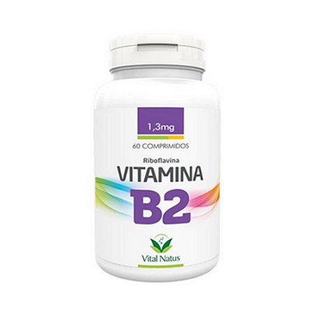 Vitamina B2 VITAL NATUS 1,3mg 60 Comprimidos