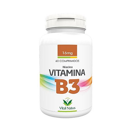 Vitamina B3 VITAL NATUS 16mg 60 Comprimidos