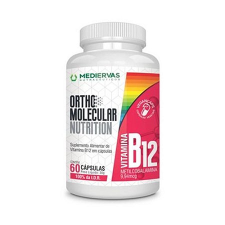 Ortho Molecular - Vitamina B12 Metilcobalamina 60 caps Mediervas