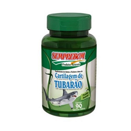 Cartilagem de Tubarão SEMPREBOM 500mg 90 Cápsulas