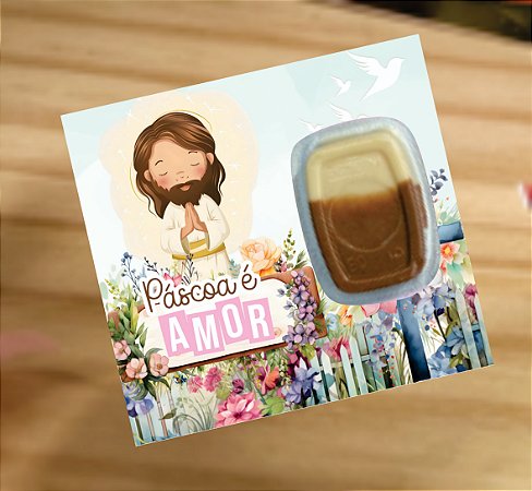 CARD COM CHOCOLATE CREM (PEDIDO MINIMO DE 20 UNIDADES)