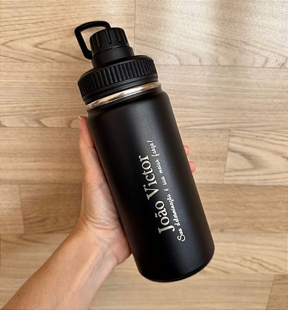 GARRAFA TERMICA EM INOX 550 ML (PEDIDO MINIMO DE 20 UNIDADES)
