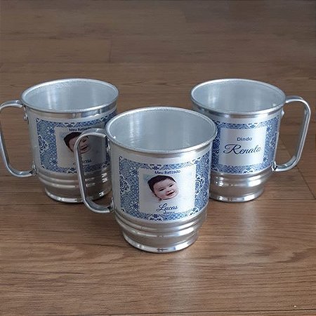CANECA ALUMÍNIO 450ML