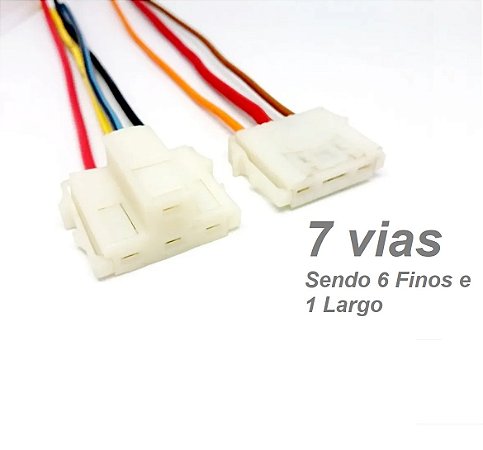 ETE 5640 Tomada Comutador Ignicao 7 Vias Fiat Palio Uno Siena Strada