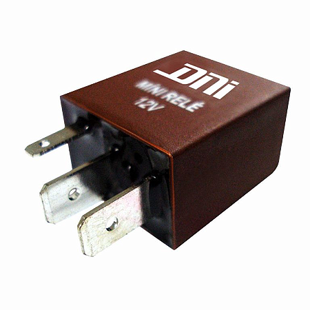 DNI0123 Mini Rele Auxiliar Universal 4 terminais 2 Finos