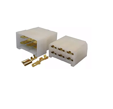 CONECTOR 6 VIAS 7506 MACHO/FEMEA