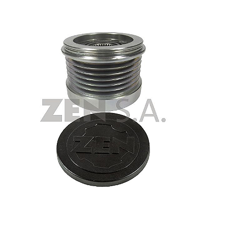 ZEN 5708 POLIA RODA LIVRE ALTERNADOR FIAT TORO JEEP 6 CANAIS TN0210402350 ZEN