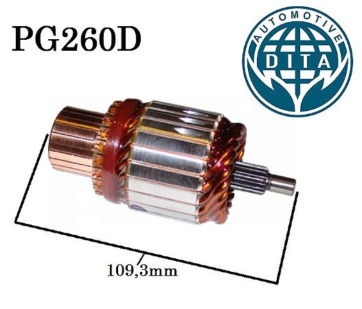 DITA 20704 Induzido 12v Modelo Delco PG260D (Maior)
