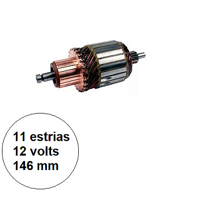 DITA 20774 Induzido 12v Modelo BOSCH FIAT Ducato Multijet 11 DENTES