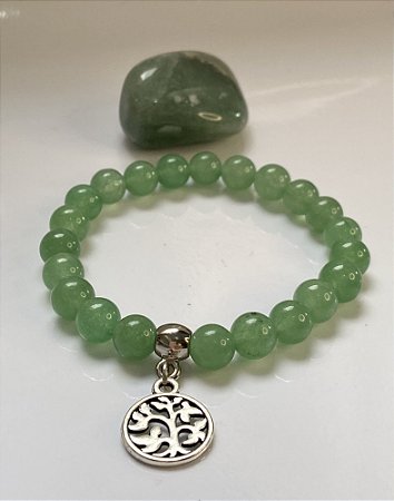 Pulseira Saúde (quartzo verde)