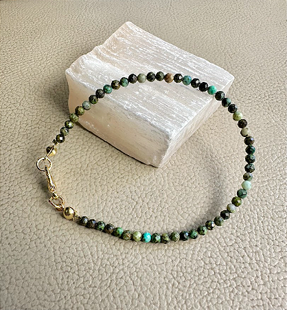 Pulseira Turquesa Africana