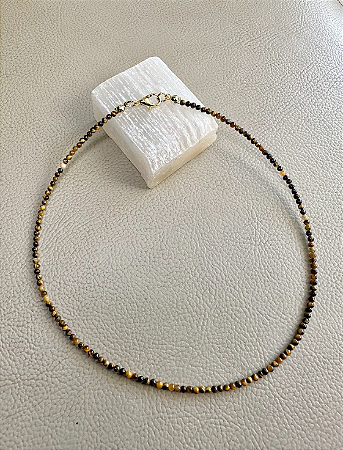 Choker Olho de Tigre