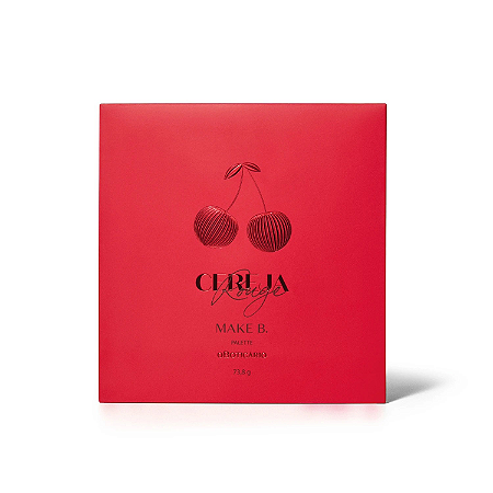 Paleta De Maquiagem Multifuncional Make B. Cereja Rouge 73,8g