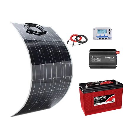 Kit Gerador Solar Flexivel Starlink 160W