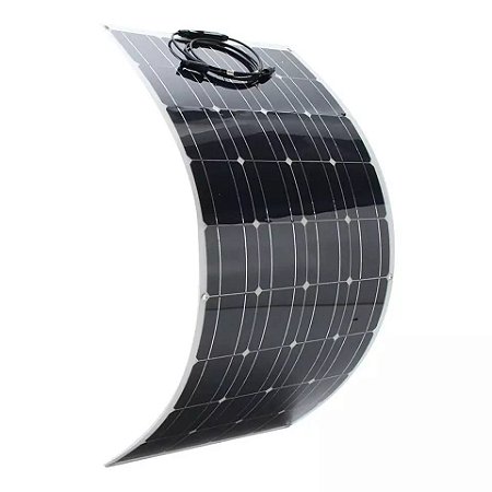 Placa Solar Fotovoltaica 160Wp Flexível Monocristalina