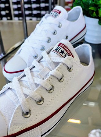 Chuck Taylor All Star Converse Branco Lona