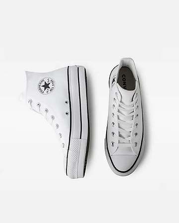 Chuck Taylor All Star Converse Cano Alto Lift Branco