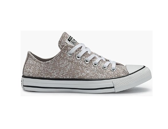 Chuck Taylor All Star Converse Shinefetti Glitter Nude Rosa