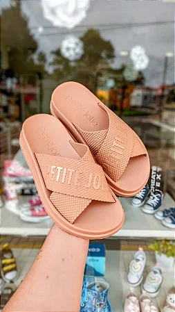 Chinelo Smash Petite Jolie PJ6812II Avelã