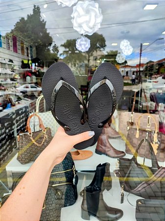 Chinelo Fresh Petite Jolie PJ6901II Preto