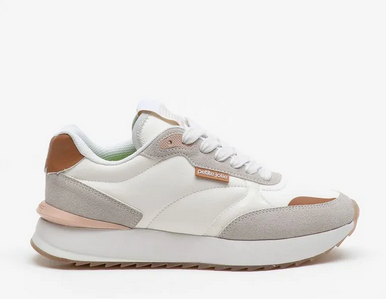 Tênis Retro Running Petite Jolie PJ7541 White/Multi