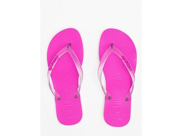 Chinelo Fresh Petite Jolie PJ7701 Fúcsia/Translúcido