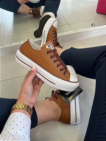 Chuck Taylor All Star Converse Lift Plataforma Sintético Casca de Nozes