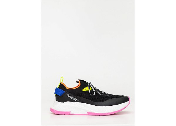 Tênis Puff Sneaker Petite Jolie PJ7130II Preto Multi
