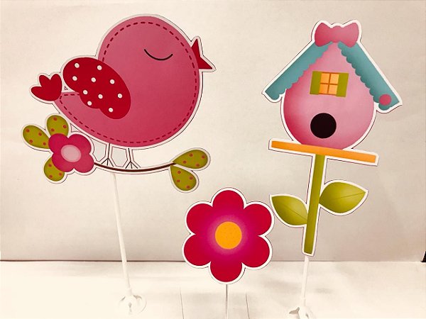 Kit Festa Lembrancinhas Personalizado 120 Pçs - Jardim Encantado