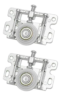 2 Roldanas inferior para porta de correr de guarda roupa 1 porta 50k 2 peças