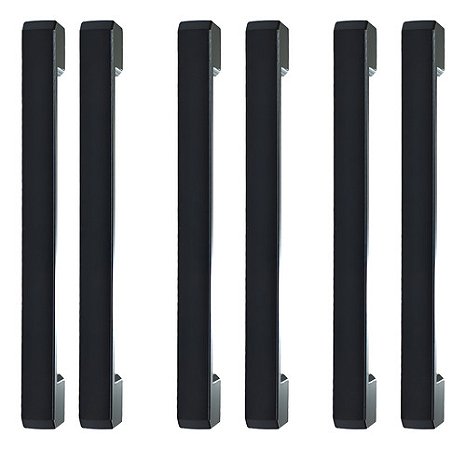 6 Puxador 192mm para guarda roupa Moveis e armário de cozinha