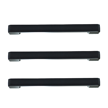 3 Puxador Para Porta Gaveta De Armarios E Guarda Roupa 160mm