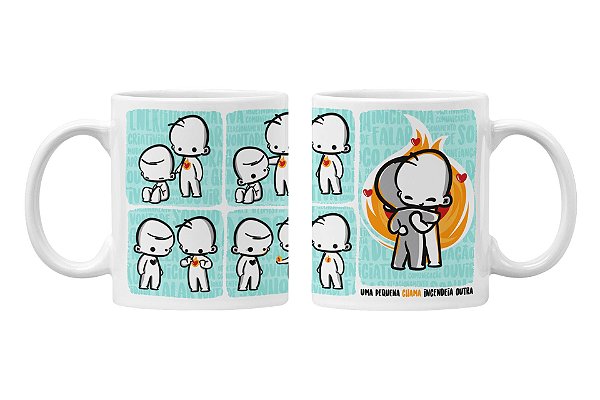 Caneca uma pequena chama