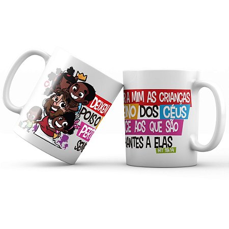Caneca deixe a mim as crianças