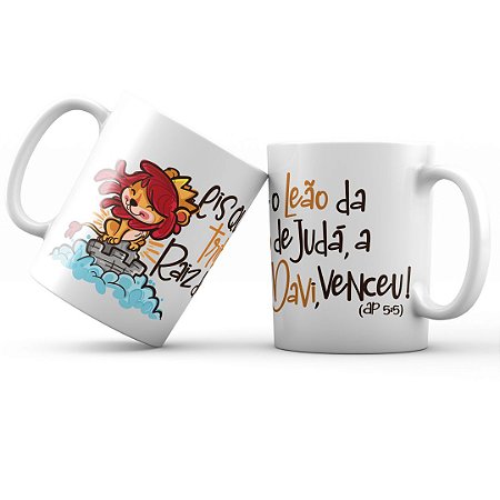 Caneca eis que o leão da tribo de judá
