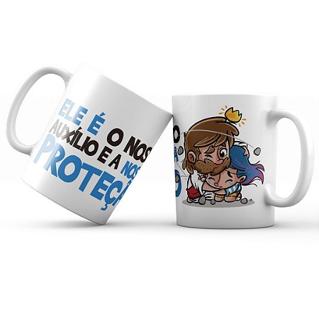 Caneca Ele é nosso auxílio