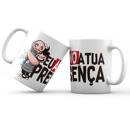 Caneca Eu amo a tua presença