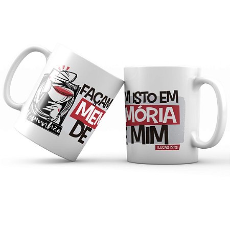Caneca Façam isso em memória de mim