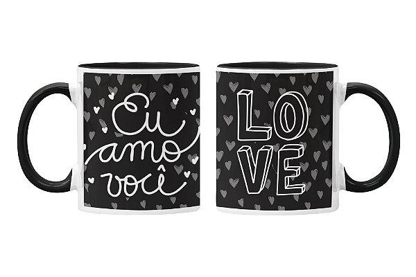 Caneca eu amo você
