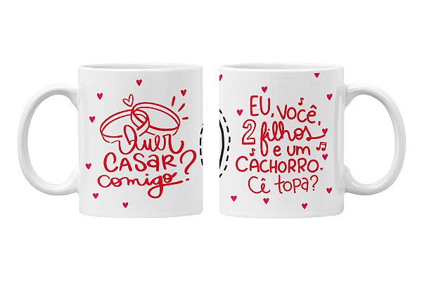 Caneca quer casar comigo?