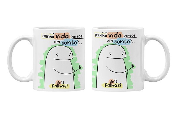 Caneca minha vida parece