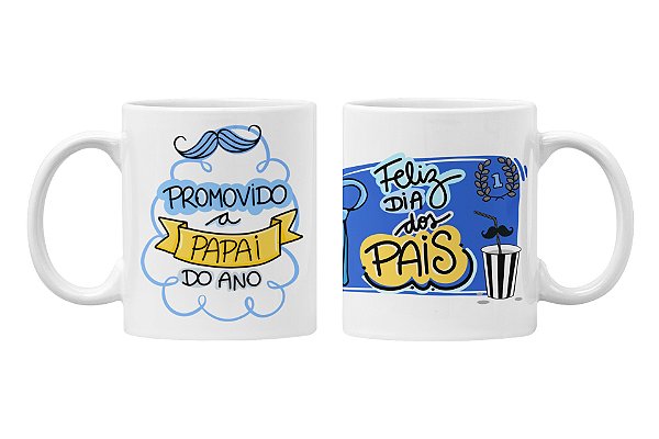 Caneca promovido a pai do ano - Personalizada