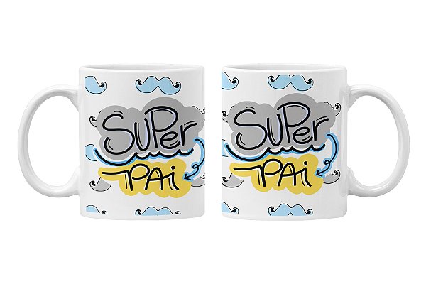 Caneca super pai - Personalizada Branca