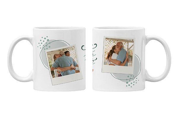 Caneca Feliz dos pais - Personalizada com fotos